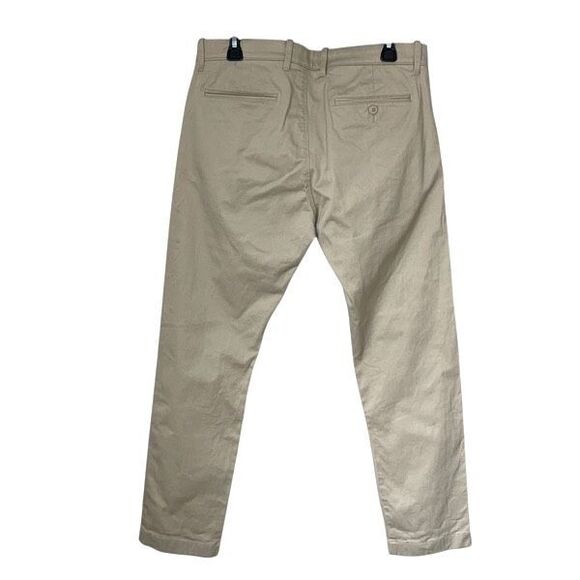 J. Crew Mens Stretch Straight Leg Chino Pants Khaki Size 32x30 - Picture 4 of 7